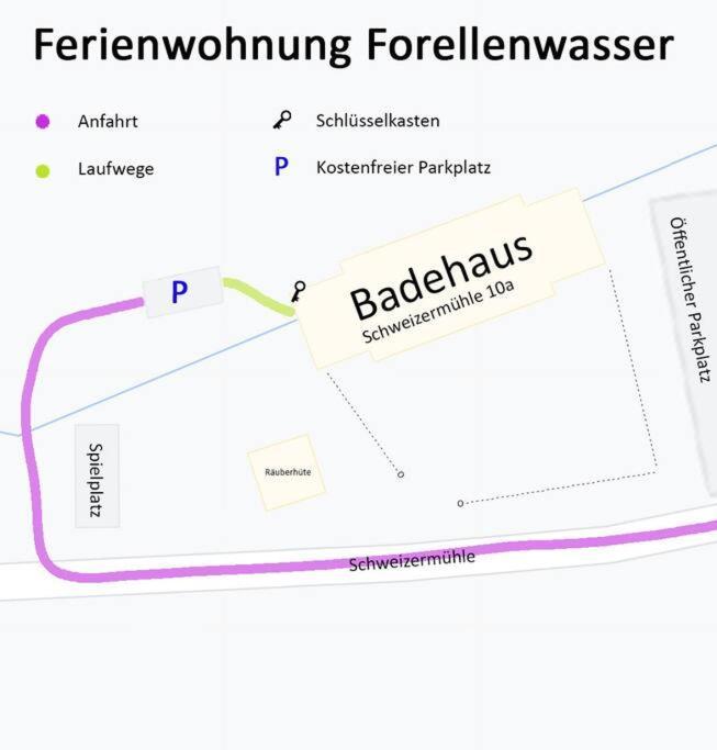 Forellenwasser Rosenthal-Bielatal Eksteriør billede